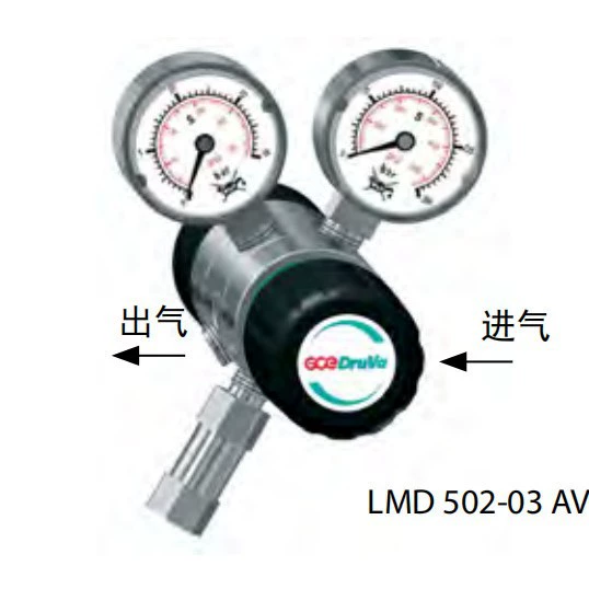 Прецизионный клапан регулирования давления Редуктор газа из нержавеющей стали газовая труба терминал Регулятор снижения давления клапан