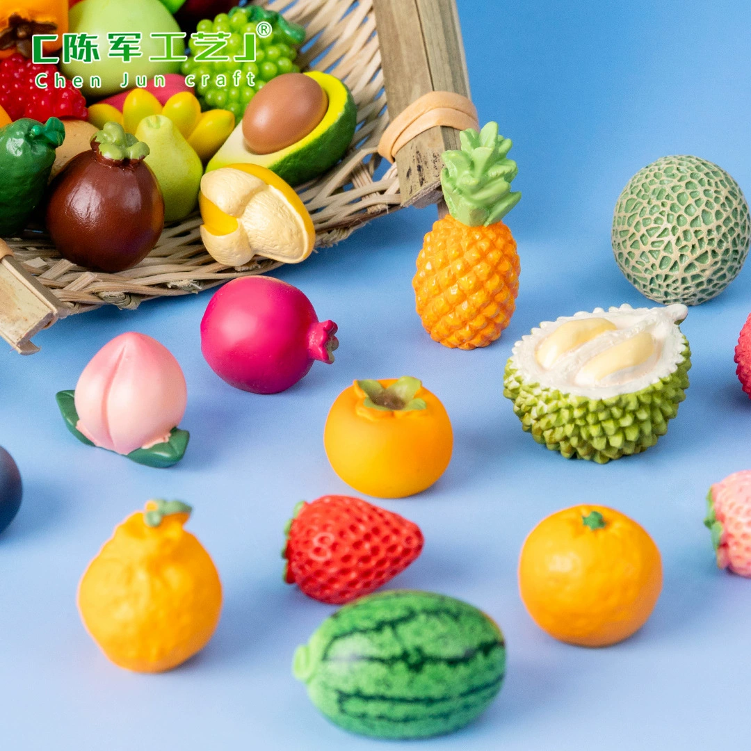 Микро-ландшафтный реалистичный фруктовый дом клубничный дуриан питомея слепые сумки DIY украшения аксессуары мини-украшения