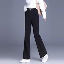 秋冬季加绒加厚新款高腰时尚百搭设计感灯芯绒阔腿裤休闲百搭