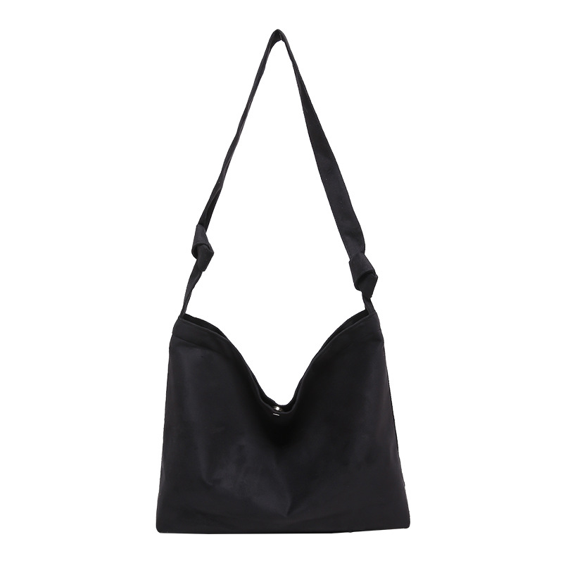 Otoño e invierno nuevo estilo bolso de gamuza esmerilada bolso de hombro de ocio de gran capacidad bolso de moda Maillard