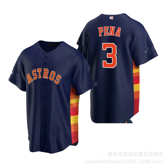 Товары оптовой торговли джерси Astros Pena Altuve Хосе Абреу Астронавт бейсбольная форма