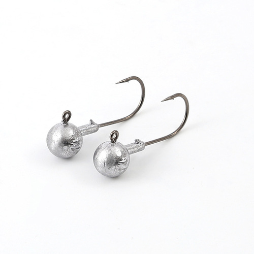 Luya lead head hook, long throw, hanging T tail soft bait for bass fishing, original color lead head hook