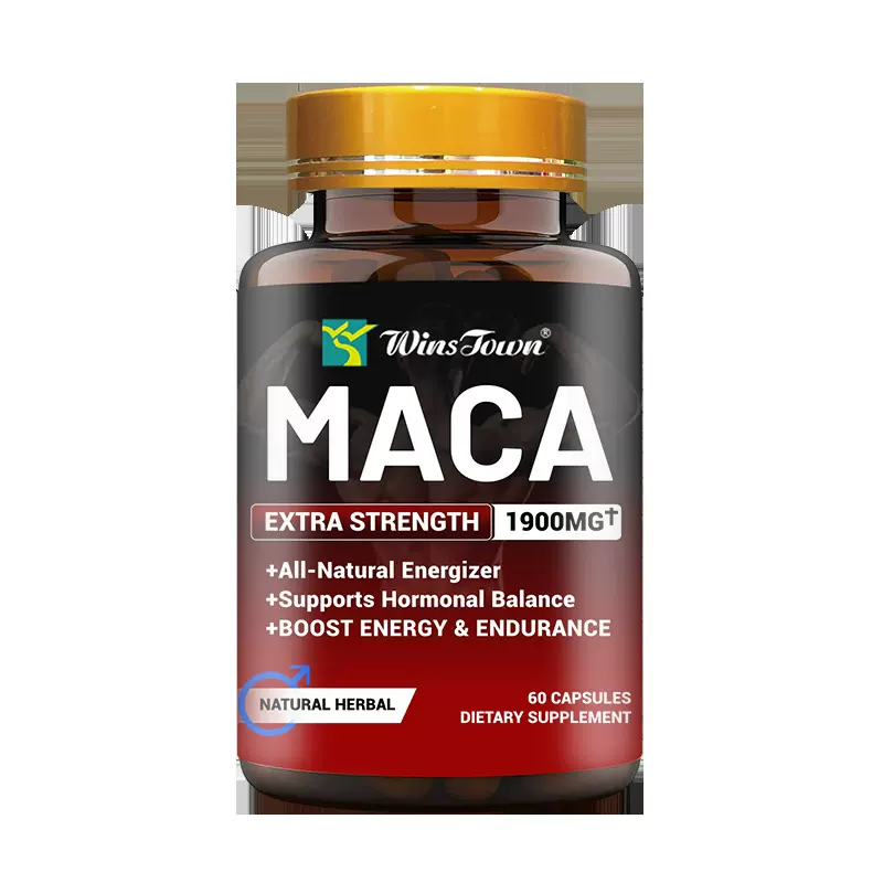 跨境爆款品SEX玛咖男性胶囊60粒MACA capsules亚马逊热销winstown