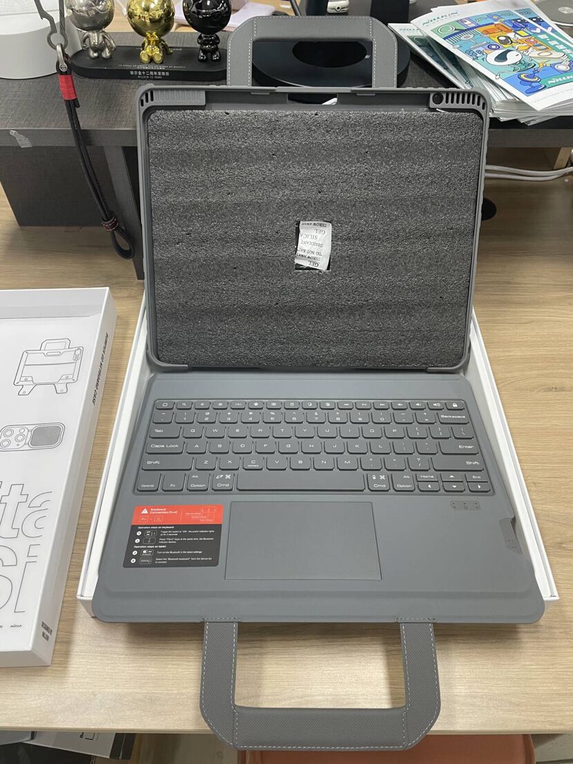 NILLKIN para iPad Air 13 2024 Gafas deslizantes Funda para teclado extraíble 11 2022