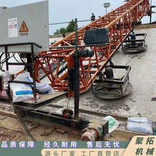 混凝土斜坡摊铺机  自行走河道护坡机 堤坝边坡摊铺整平设备