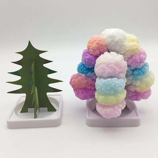 Factory supply paper tree flowering colorful Christmas Tree Children's Educational Toys holiday gift DIY novelty Magic Tree