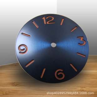 Watch dial literally 38.9mm sky blue dial suitable for 6497 6498 movement Military Soul P4-8
