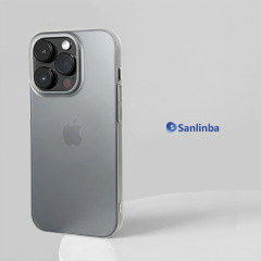 超薄型フロスト透明裸感適用アップルiPhone16ProMax/Plus携帯ケース16Pro保護カバー