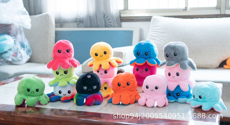 スポット30色フリップタコフリップタコタコぬいぐるみ両面フリップ人形|undefined