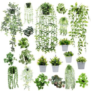 Plastic green plant pot combination desktop green plant pot indoor simulation pot TEMU Amazon SHEIN supply