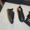 Black leather
