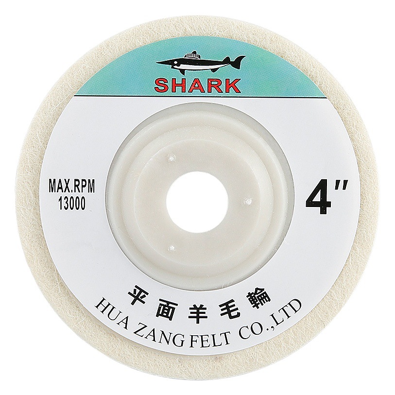 Rueda de lana espejo rueda de pulido bola de lana engrosada amoladora angular pulido vidrio metal acero inoxidable piedra película de pulido