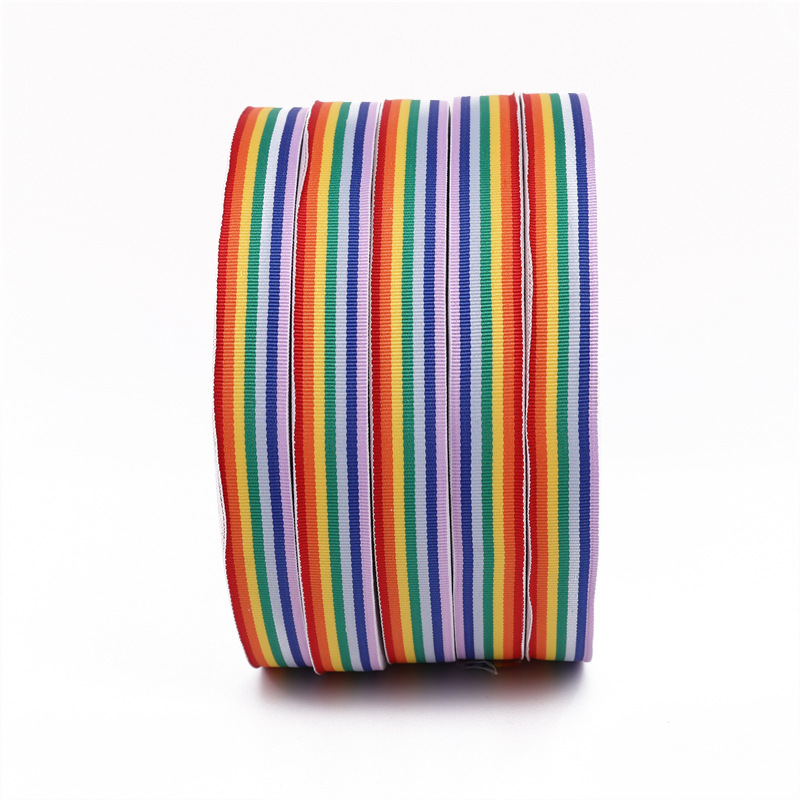 Fábrica de poliéster franquicia de correa de color niños escalada marco de tela colorida bolsas de borde accesorios rayas entre correa de color