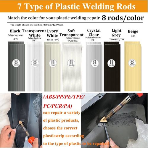 Cross-border direct supply plastic parts repair smoothing repair tool set 100W car bumper repair welding gun