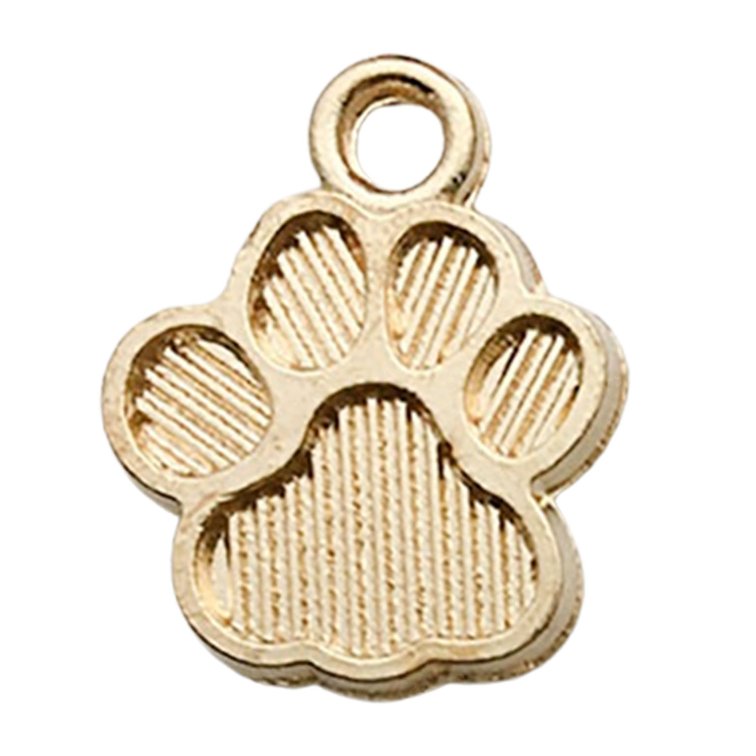 18328-kc 금 아연 합금 양면 고양이 발톱 12x14.5mm-0.8g