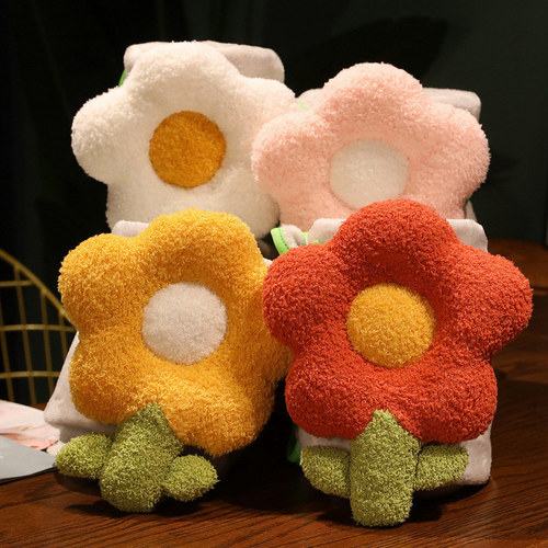 New Summer Flower Hug Blanket Fleece Office Nap Air Conditioning Blanket Roll Blanket Student Nap Blanket