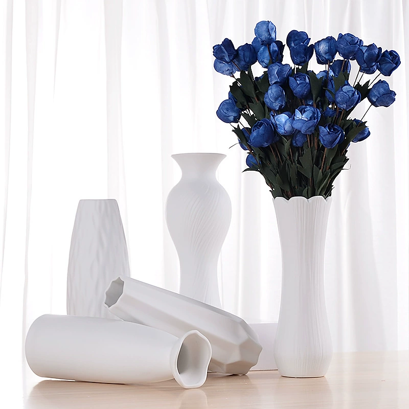 Скандинавская простая волновая ваза Прямая керамическая ваза Цветочная Организация Украшения для входа в воду Гостиная Водная Цветочная бутылка Гидропоника