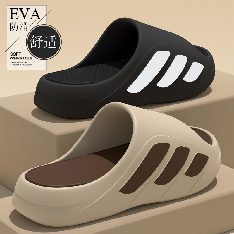 남성용 야외 스포츠 슬리퍼, 여름 새 스타일, 두꺼운 밑창, 미끄럼 방지, 에바, 탈취제, 남성용 아우터 슬리퍼