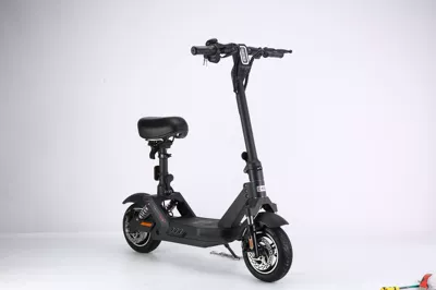 Electric Vehicle, Lithium Battery-Powered | Qatlanan elektrik skuterlər - magnesium-alloy-frame-mysterious-blackstandard-48v12ah-lithium-battery