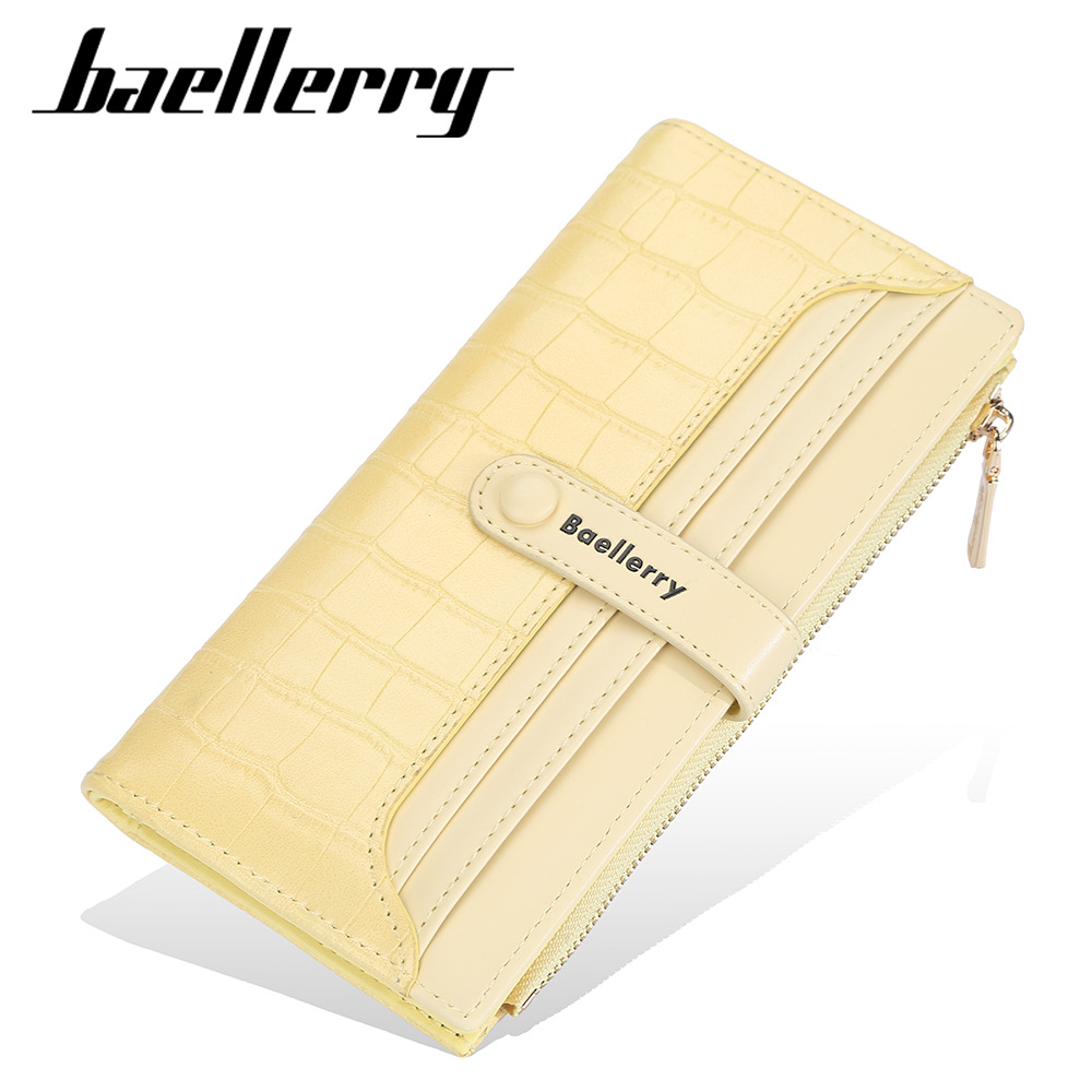 2024 New Wallet Women's Long European and American Crocodile Pattern Multi Card Women's Handheld Bag Fashion Casual Versatile Phone Bag_voghion.com