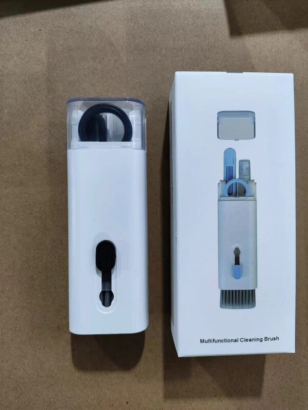 携帯型七合一多機能コンピューターキーボード洗浄ブラシセットbluetoothイヤホン洗浄除塵神器抜鍵器|undefined