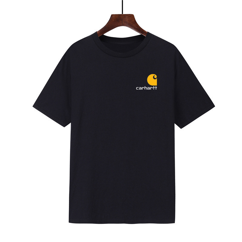 クロスボーダーヨーロッパとアメリカの新しい男性と女性のガーデンネックTシャツカーハートプリントトレンディなブランドメンズカジュアル半袖Tシャツ綿メーカー卸売|undefined