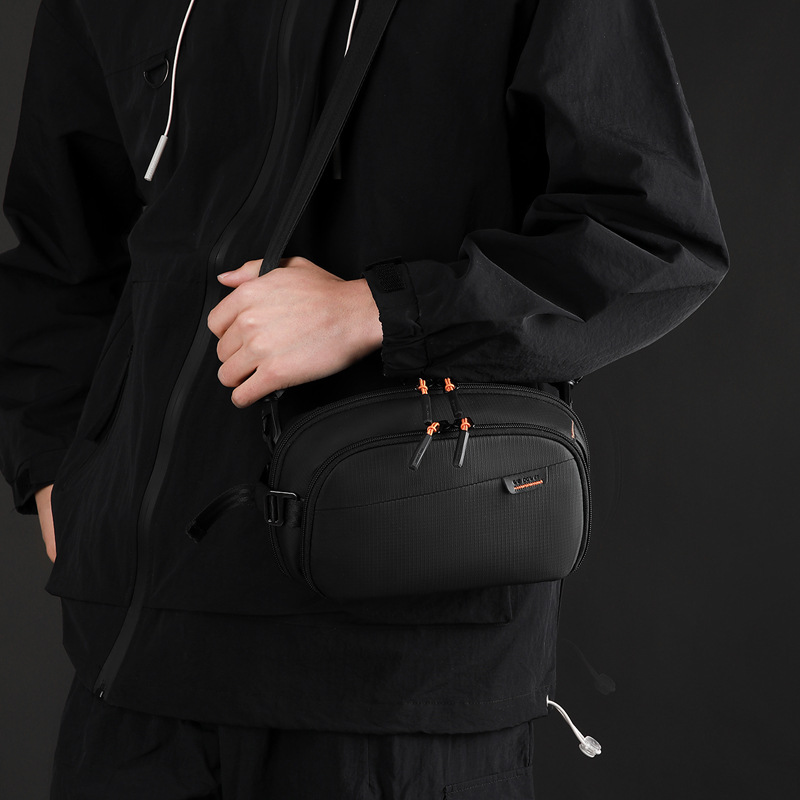 WEPOWER nuevo paquete de viaje y viaje, paquete de almacenamiento de cable de datos digitales, bolso diagonal portátil de un solo hombro para viajeros