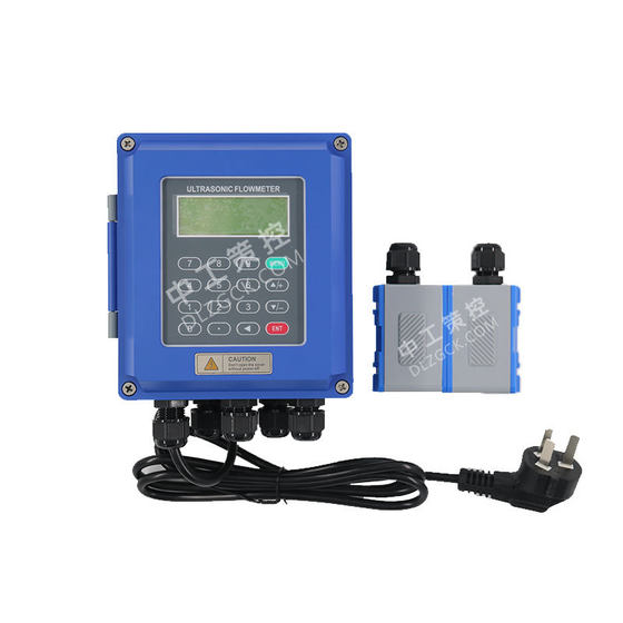 TUF-2000B intelligent liquid wall-mounted ultrasonic flowmeter external clamp type TM-1 fixed sensor