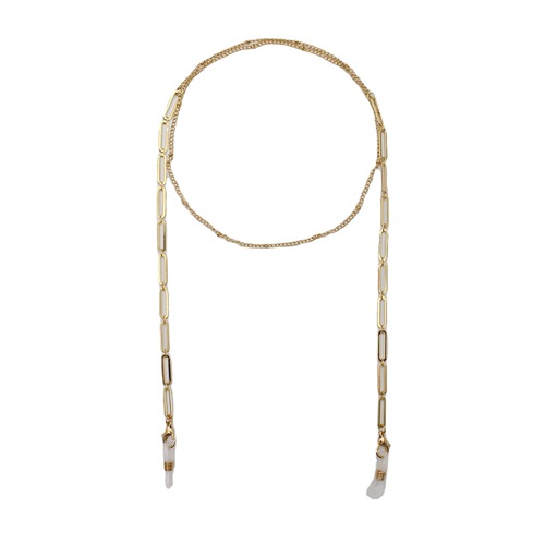 Glasses chain for women cross-border silicone non-slip buckle chain high-end ins pearl chain glasses chain
