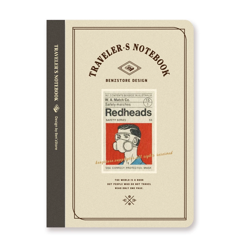 Оптовый Basin Things TN Handbook Inner Inner Core Ностальш Travel Terminal Forest Paper Blank White Literature Replace inner page