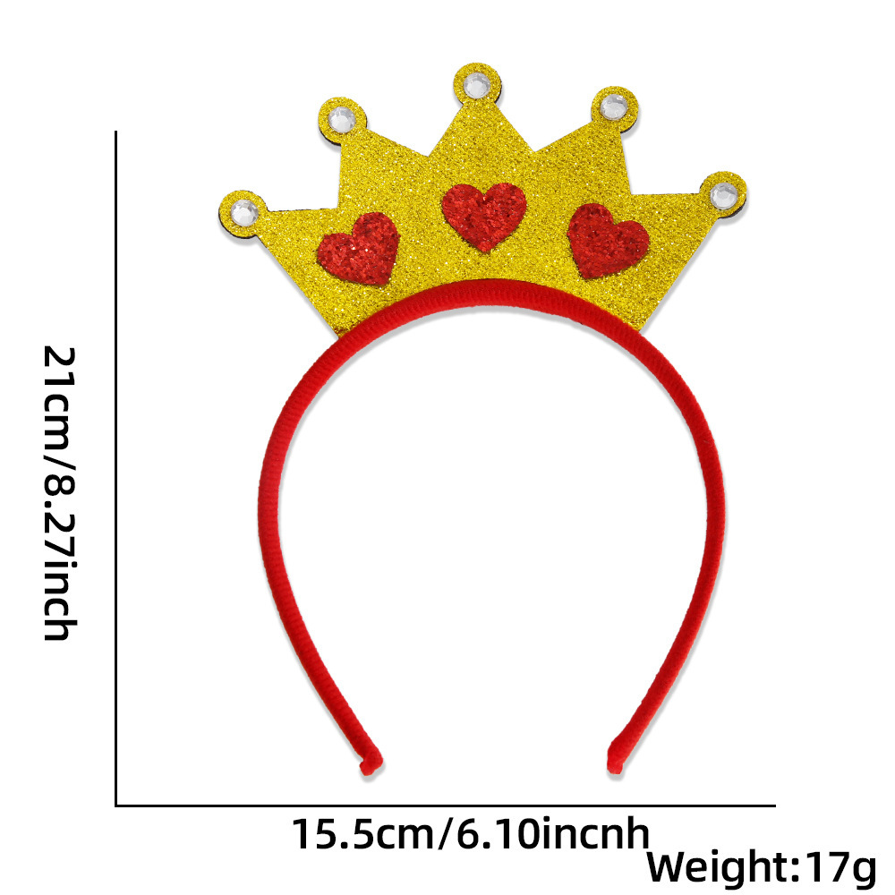 Europa y América nuevo estilo de un solo partido decoración diadema accesorios para el cabello bar decoraciones del Día de San Valentín amor diadema cabeza hebilla props