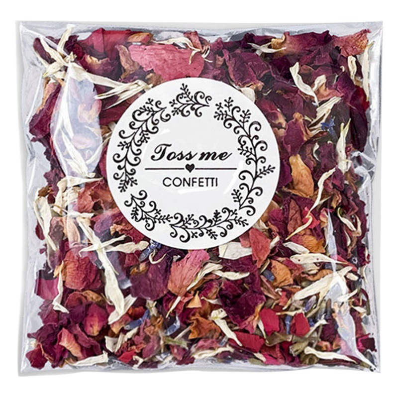 Amazon Rosa confeti pétalos transfronterizos productos calientes confeti natural partido degradable boda pétalos secos