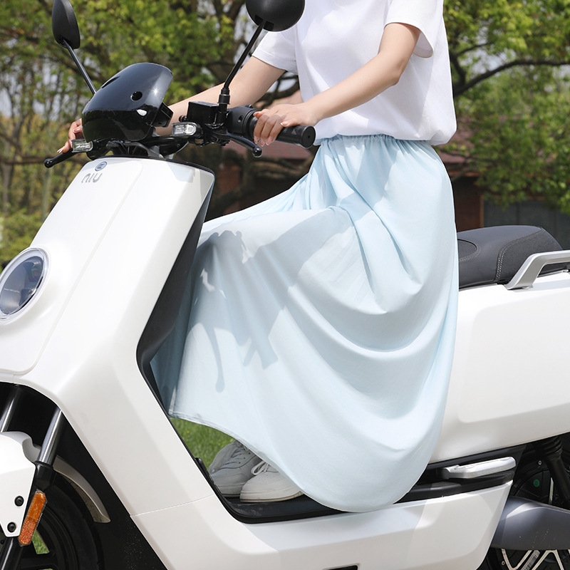 日焼け止めスカートは電気自動車の足に乗って光を防ぐワンピースのスカートのエプロンの夏の紫外線防止の日よけの服です。|undefined