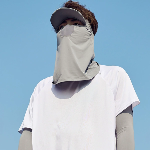 Men's Hat Brim Mask-Dark Gray