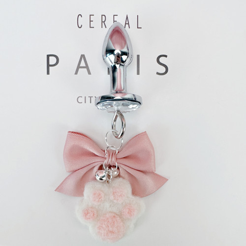 Cute cat claw bell bow nipple nipple clamp anal plug collar traction SM training clamp nipple expansion stimulation flirting