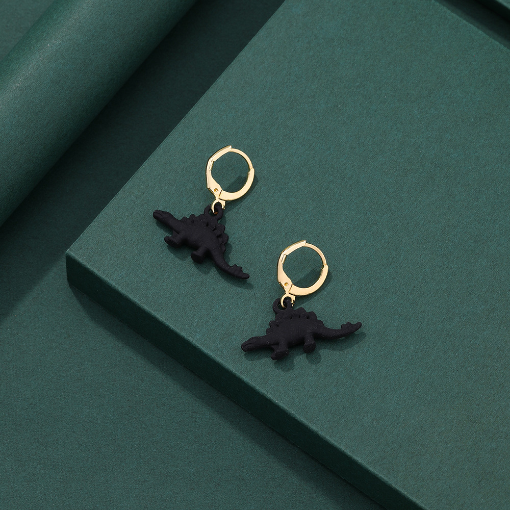 Animal Cartoon Style Alloy No Inlaid Patchwork Plating Earrings display picture 10