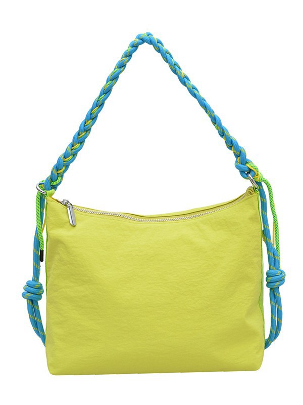 Bolso de tela de nylon de gran capacidad para mujeres 2026 nuevo estilo coreano simple bolso de mochila de nicho de tejido de viaje bolsa