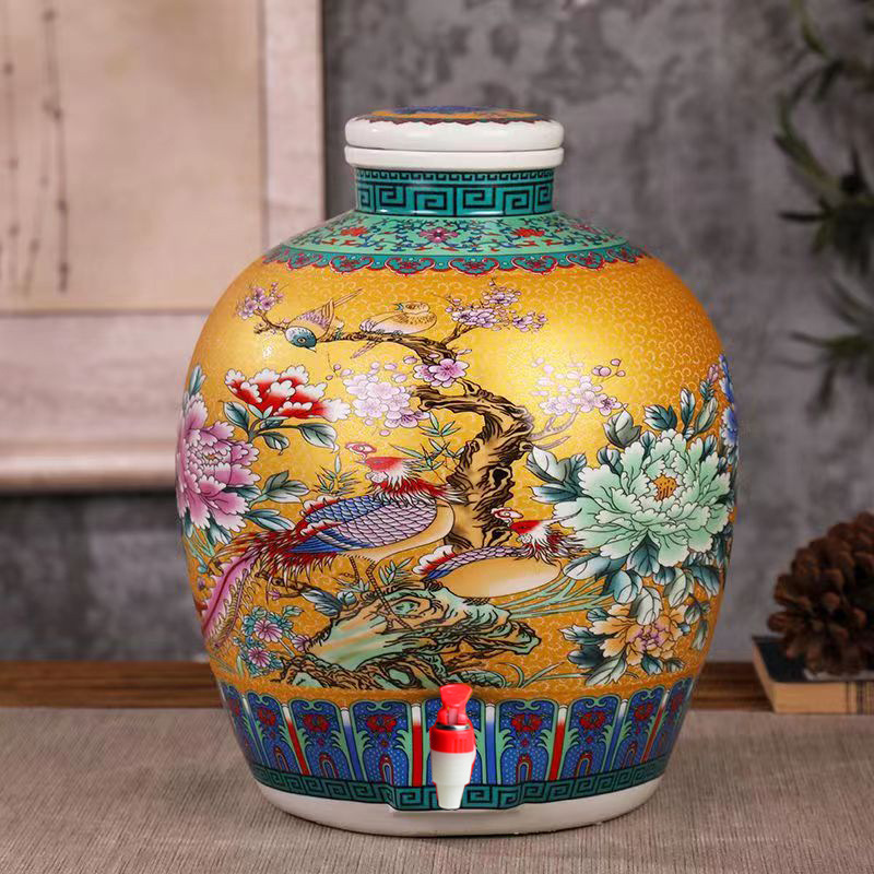 플라스틱 수도꼭지가있는 10kg (잠금 장치 없음)