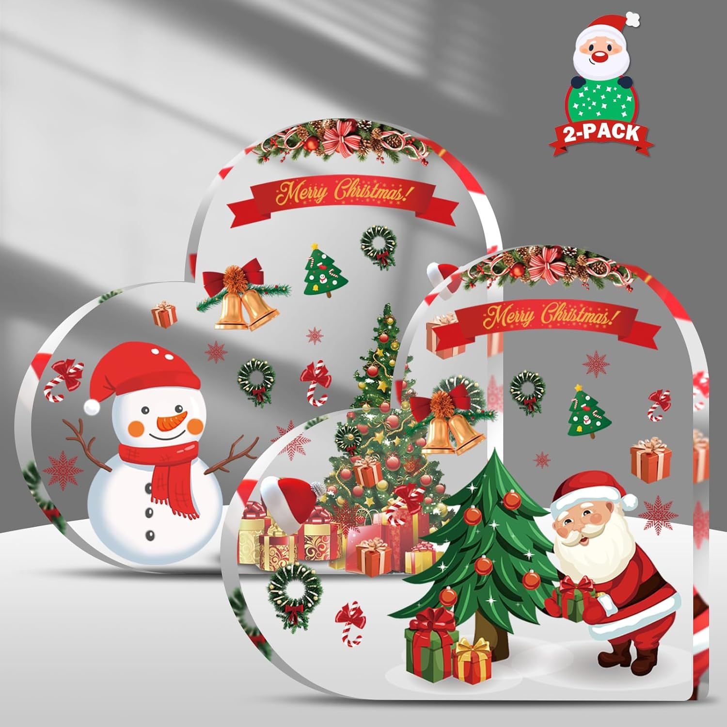 跨境亚克力爱心摆件工艺品母亲节父亲节万圣节圣诞节立牌礼品