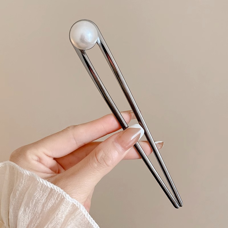 Horquilla en forma de U de alta calidad para mujer 2025 nuevo estilo tocado borla horquilla balanceándose en la parte posterior de la cabeza artefacto del cabello accesorios para el cabello