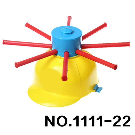 Cross-border wet head game new exotic wet water challenge hat water cap toy trick party props hat