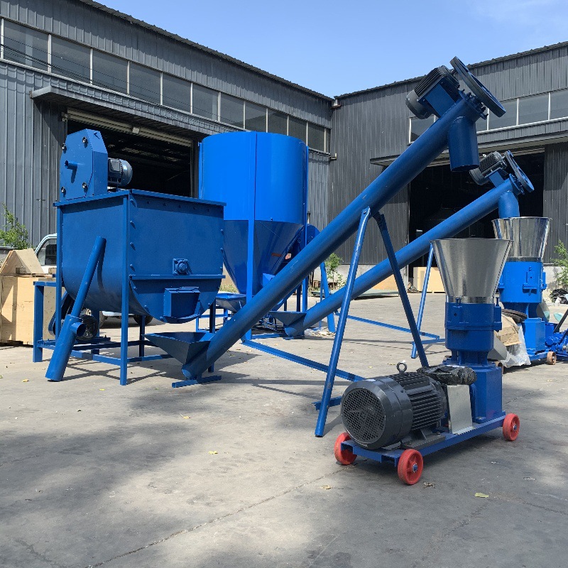 粮食类饲料颗粒机  青草饲料制粒机机组 批发家禽饲料造粒机