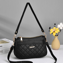 金美达新款中年妈妈包包大容量多层收银多用包摆摊斜挎包女包批发