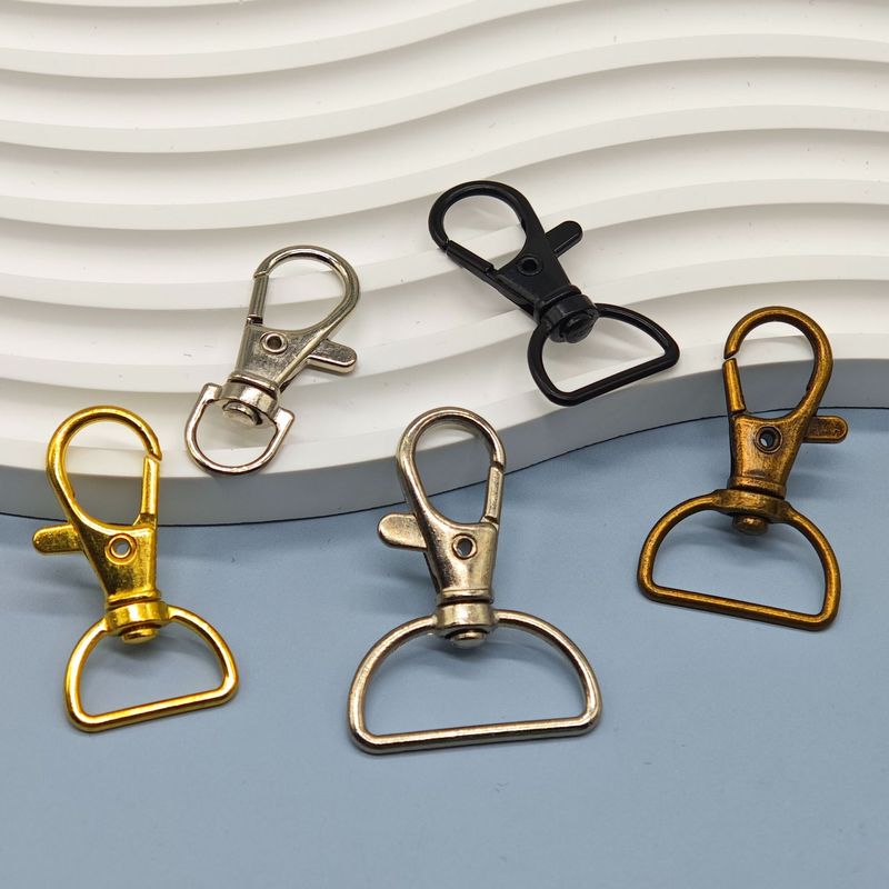 亜鉛合金製キーホルダー用ローリングメッキ魚口型バックル、ロブスタークラスプ、錆びないメッキ加工のキーホルダー用アクティビティ魚口型バックル|undefined