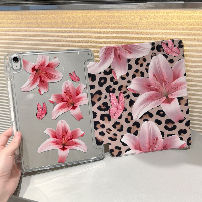 Leopard Print Is Suitable for iPad Air8 Tablet Protective Case 11inch Acrylic Cross-Border iPad 12Th Generation Tablet Case