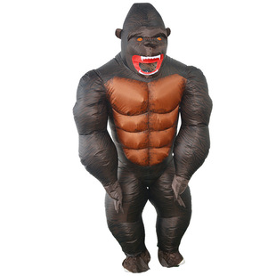 Halloween Funny Costume Walking Props Bar KTV Party Toy Doll Costume King Kong Skull Island Inflatable Costume