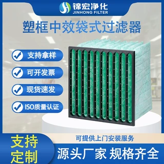 袋式空气过滤器源头厂家初中效可清洗中央空调新风系统过滤袋