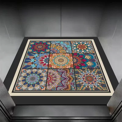 Avtomobil döşəmə paspasları | New vintage bohemian pattern floor - 827xxbxmy-6-6060cmnew-diatomaceous-earth-floor-mat