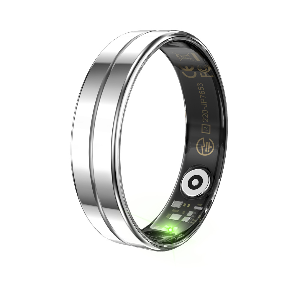 Nuevo anillo inteligente transfronterizo R11 con compartimento de carga frecuencia cardíaca presión arterial oxígeno medidor de ejercicio de sueño paso impermeable para tomar fotos