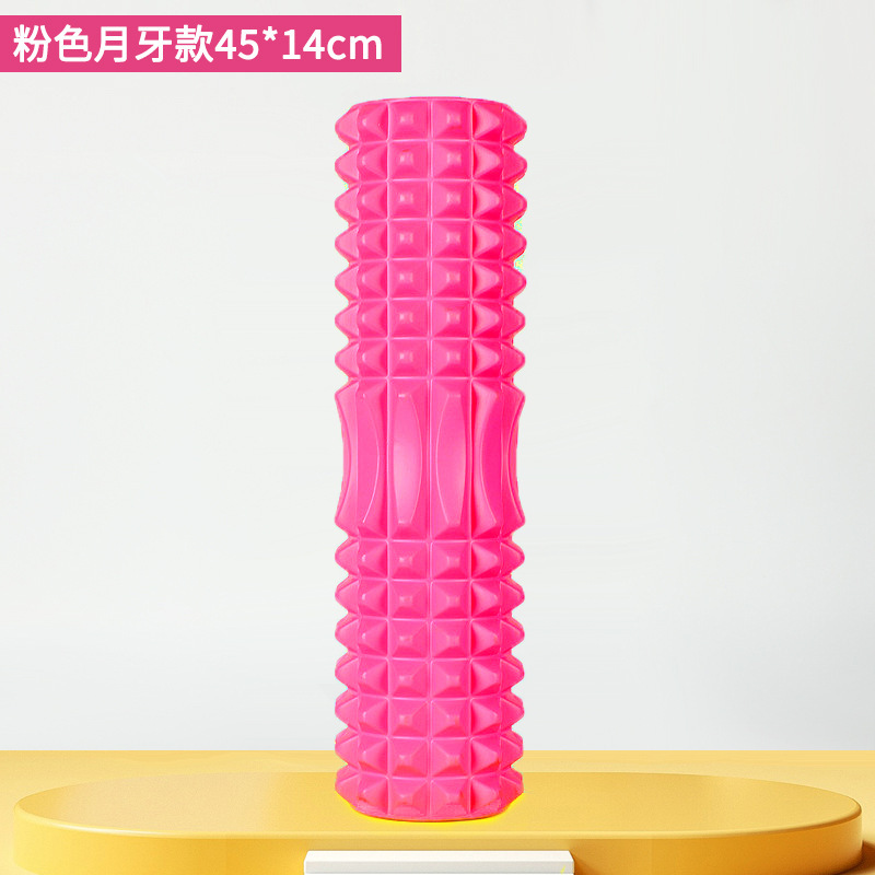 メーカー45cmフィットネスフォームシャフト筋肉リラックスローリングヨガコラム狼牙棒ローラー初心者マッサージ脚|undefined